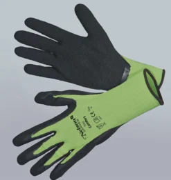 Hanske Comfort str 7 lime/svart-Nelson garden Clearance
