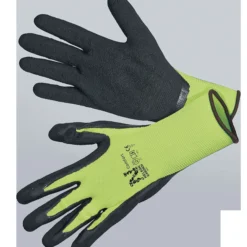 Hanske Comfort str 7 lime/svart-Nelson garden Clearance