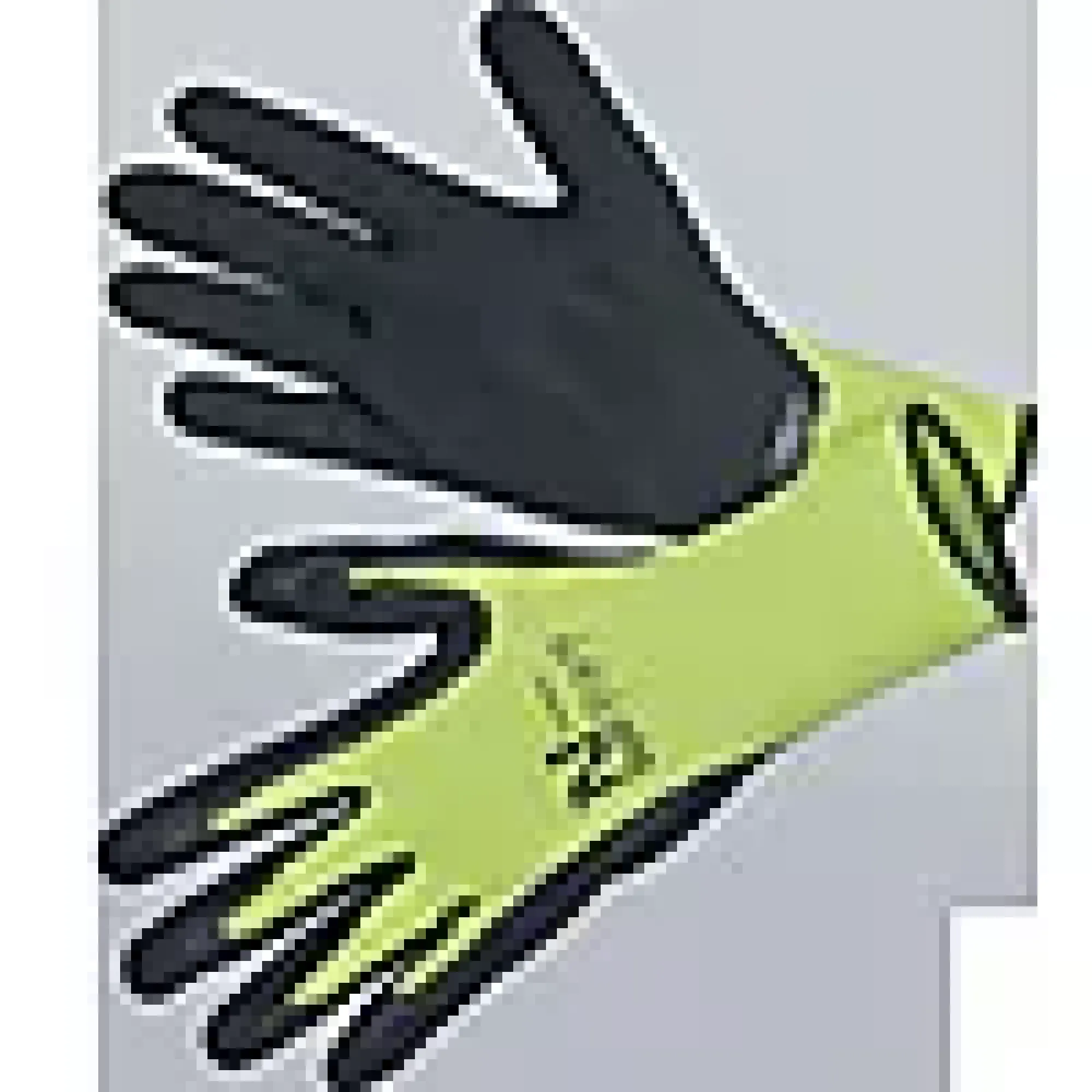Hanske Comfort str 8 lime/svart-Nelson garden Clearance