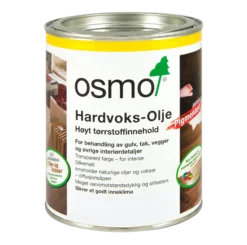 Hardvoksolje 3040 hvit 0,75l-Osmo Discount
