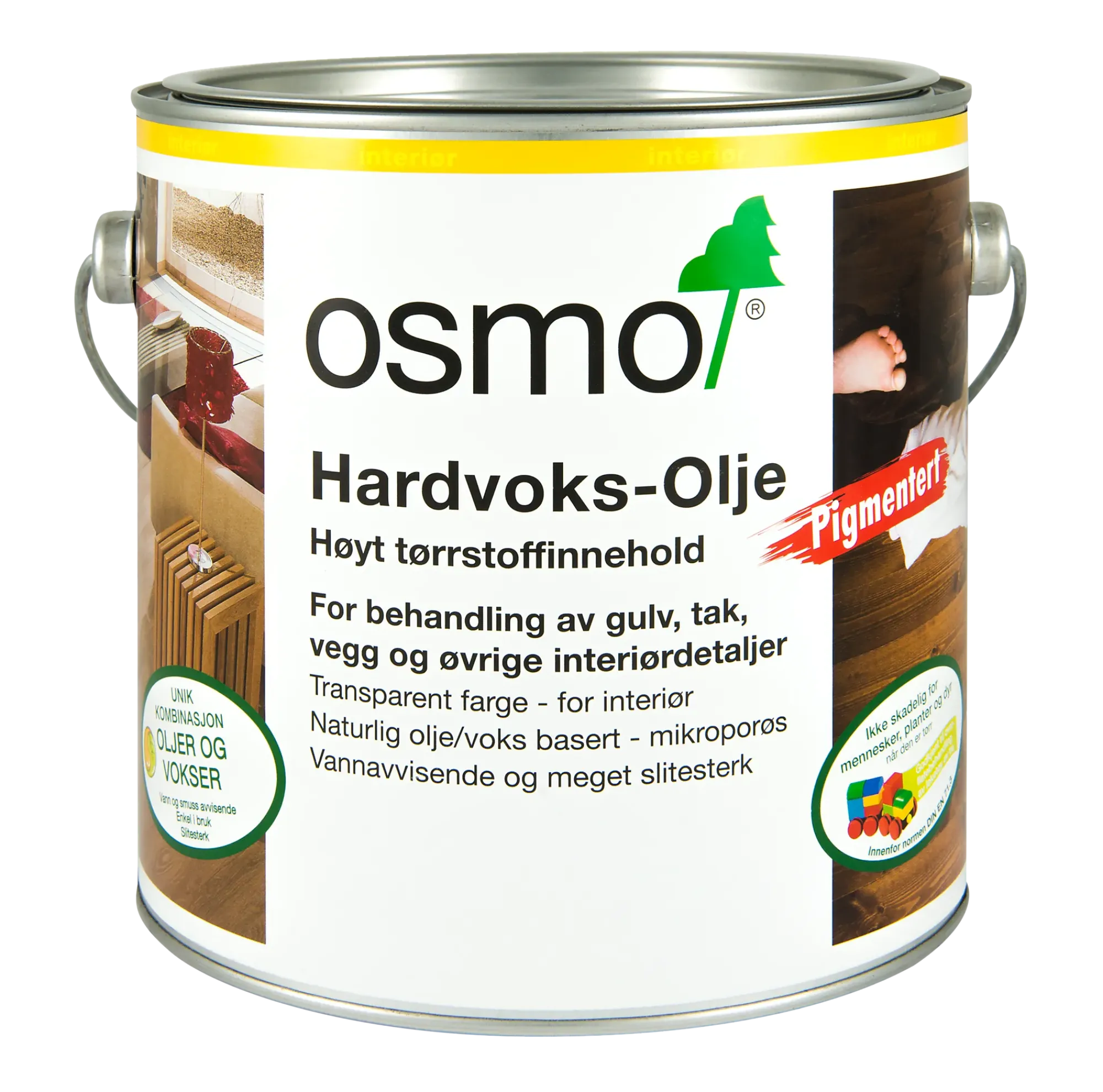 Hardvoksolje 2,5l 3041 natur-Osmo Clearance