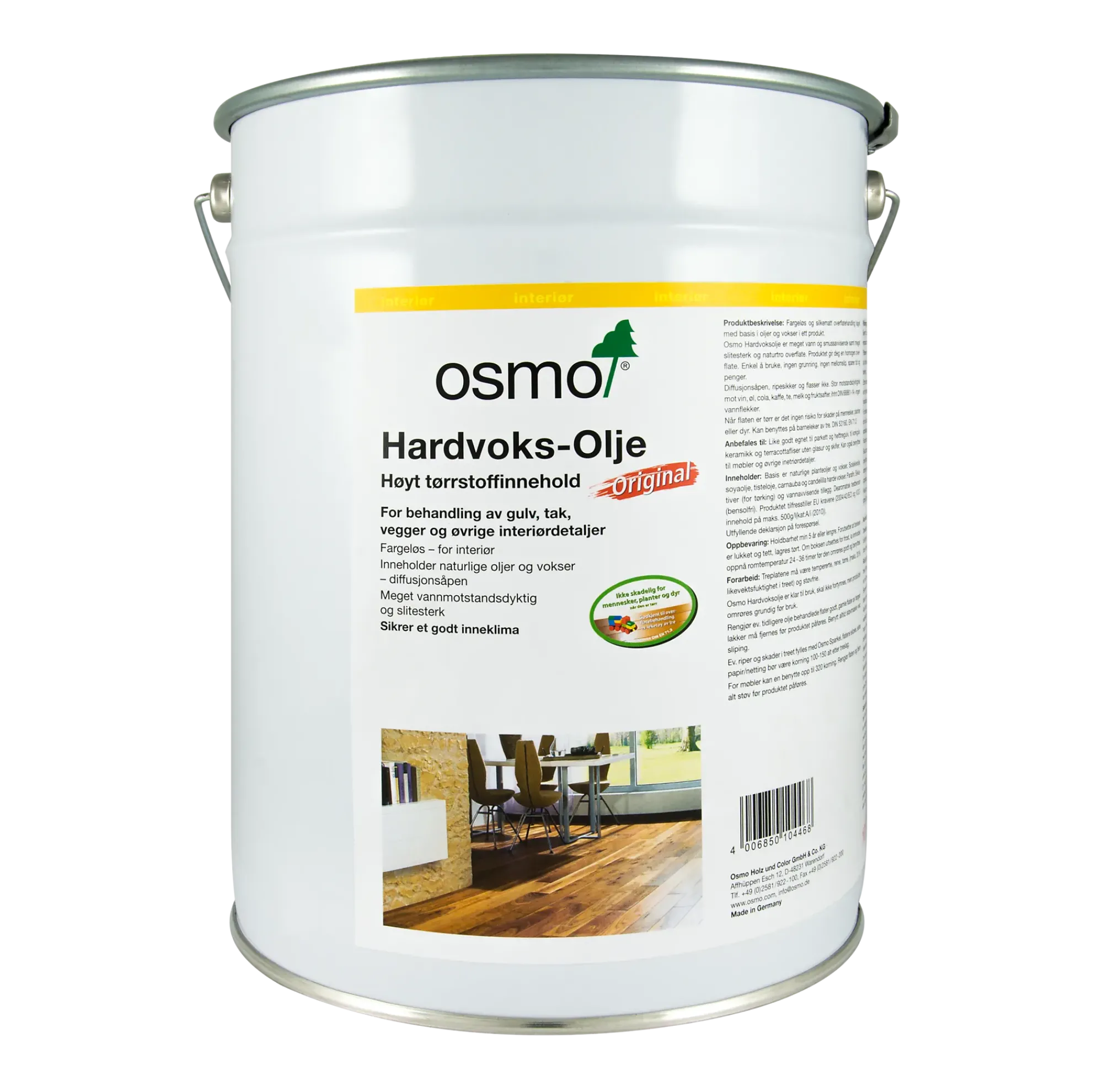 Hardvoksolje 3062 matt 10l-Osmo Outlet