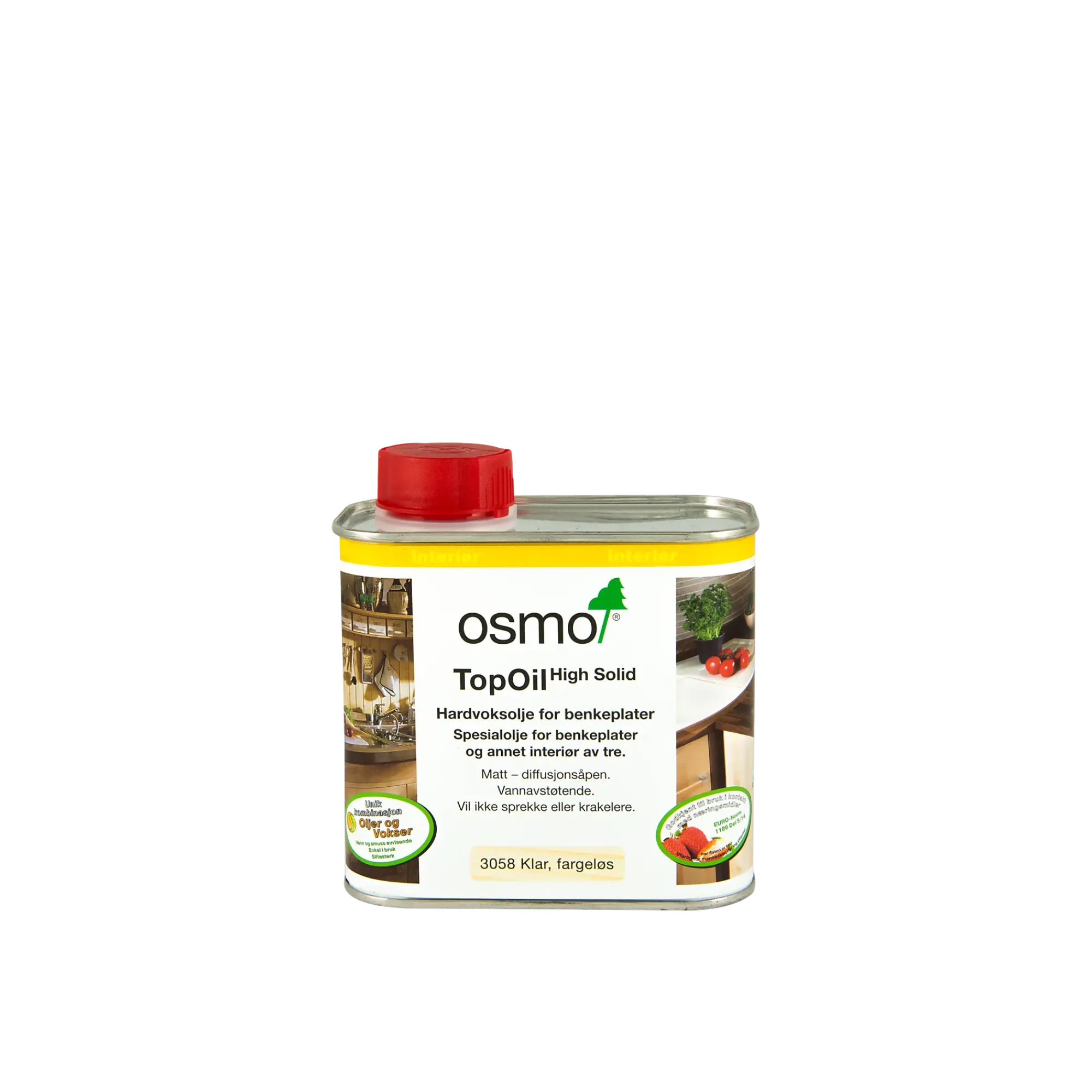 Hardvoksolje Top Oil 3058 fargeløs 0,5l-Osmo Sale
