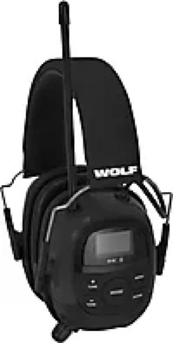 Headset Pro med bluetooth,DAB+, FM, Skjerm og mikrofon-Wolf Sale