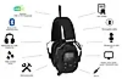 Headset Pro med bluetooth,DAB+, FM, Skjerm og mikrofon-Wolf Sale