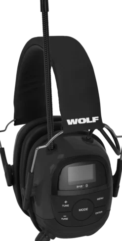 Headset Pro med bluetooth,DAB+, FM, Skjerm og mikrofon-Wolf Sale