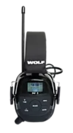 Headset Pro med bluetooth,DAB+, FM, Skjerm og mikrofon-Wolf Sale