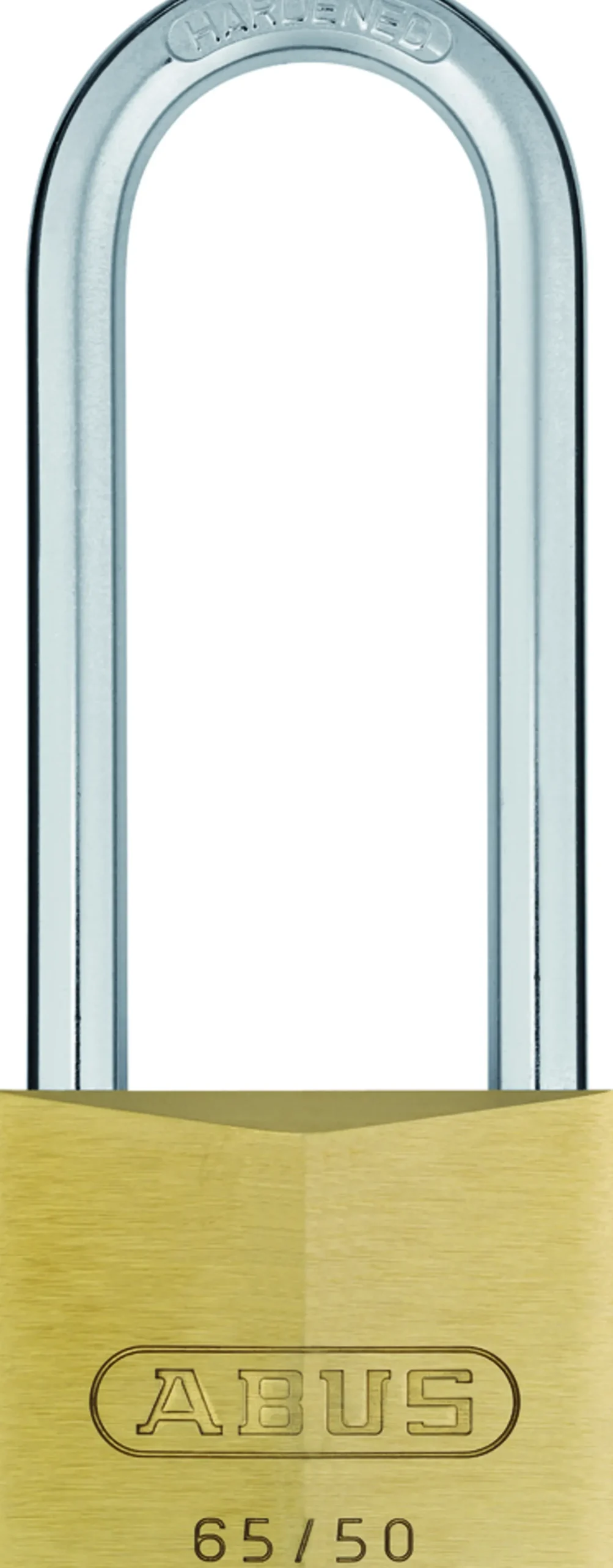 Hengelås 65/50 HB80 messing-Abus