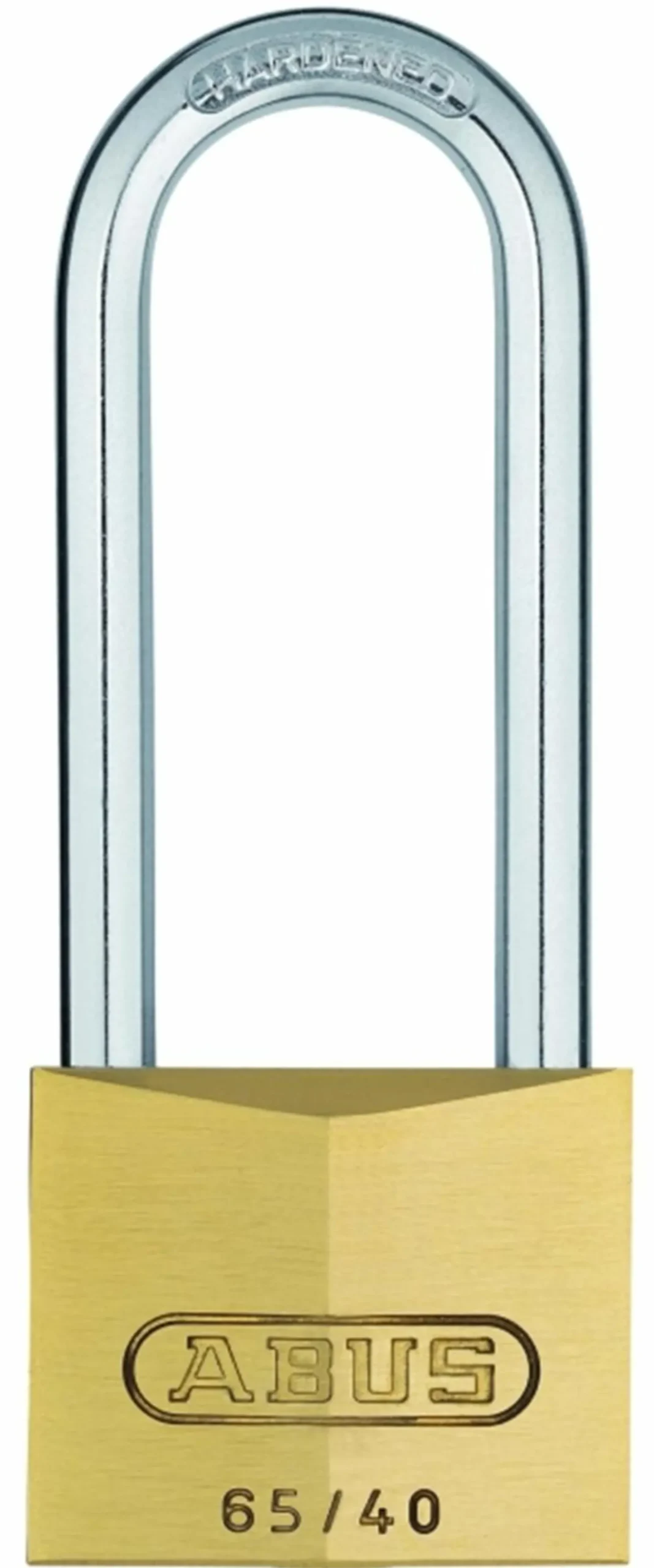 Hengelås 65/50 HB80 messing-Abus