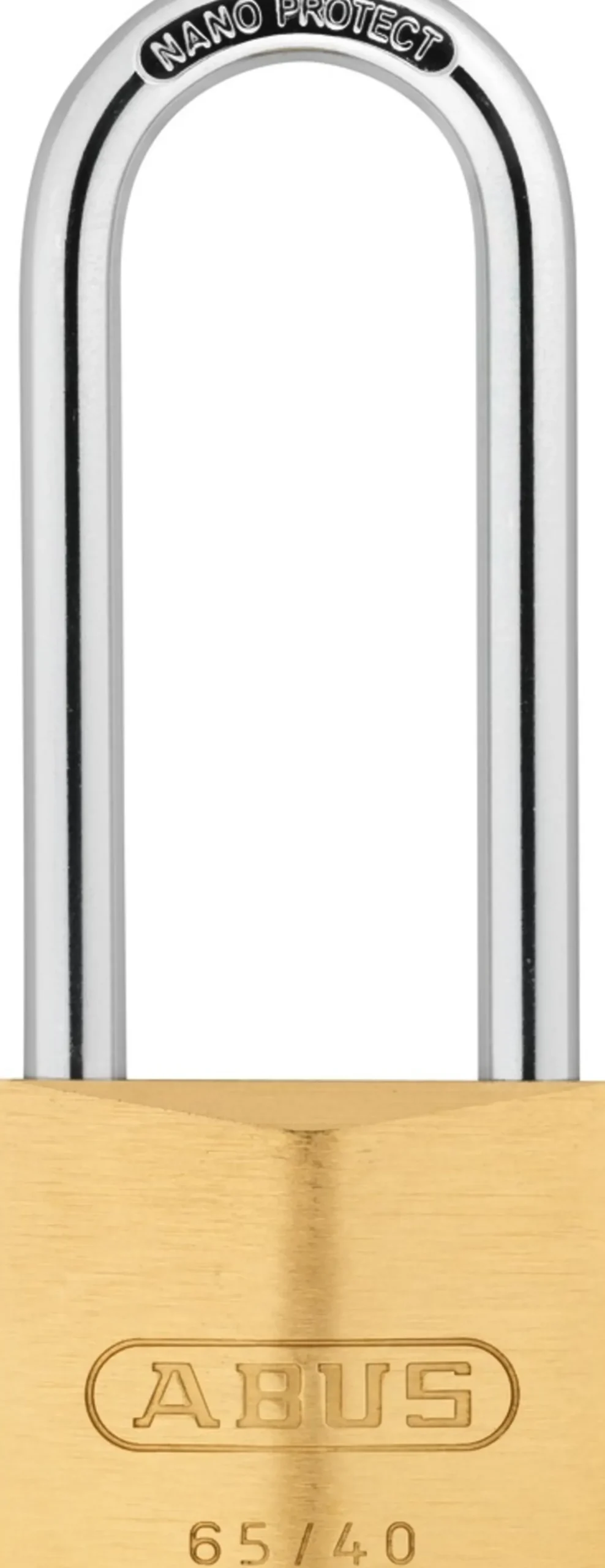 Hengelås 65/40 HB63 messing-Abus New
