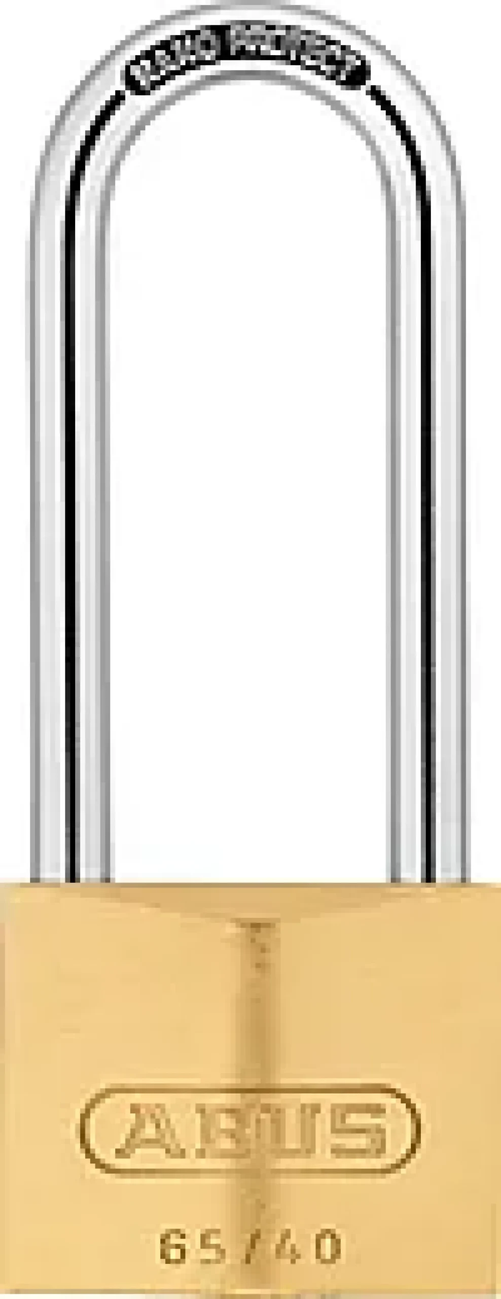 Hengelås 65/40 HB63 messing-Abus New