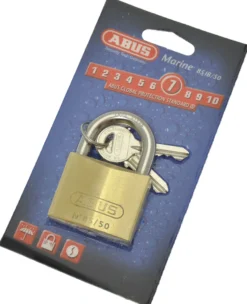Hengelås 85IB/50 messing FG godkjent klasse 1-Abus New