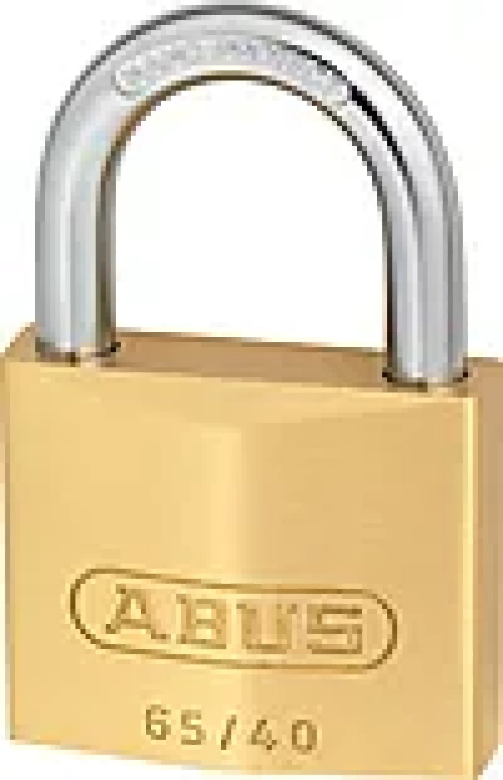 Hengelås 65/40 messing-Abus
