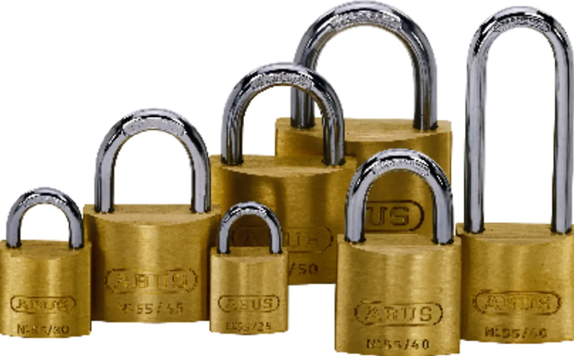 Hengelås 55/40 messing-Abus Best