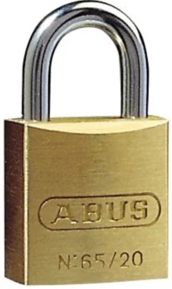 Hengelås 65/20 messing-Abus New