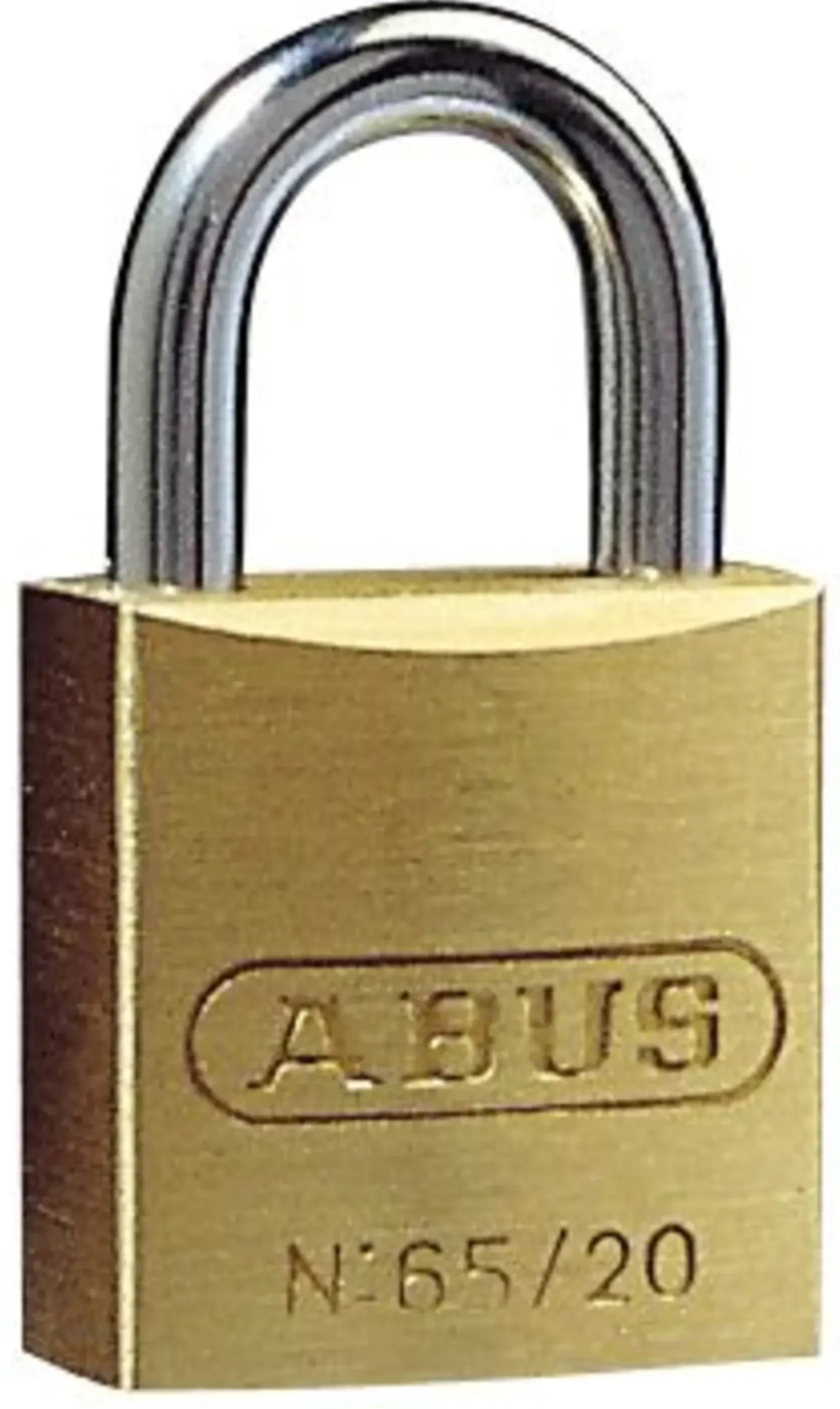 Hengelås 65/20 messing-Abus New