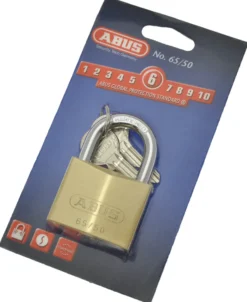 Hengelås 65/50 messing-Abus Outlet