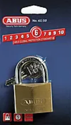 Hengelås 65/50 messing-Abus Outlet
