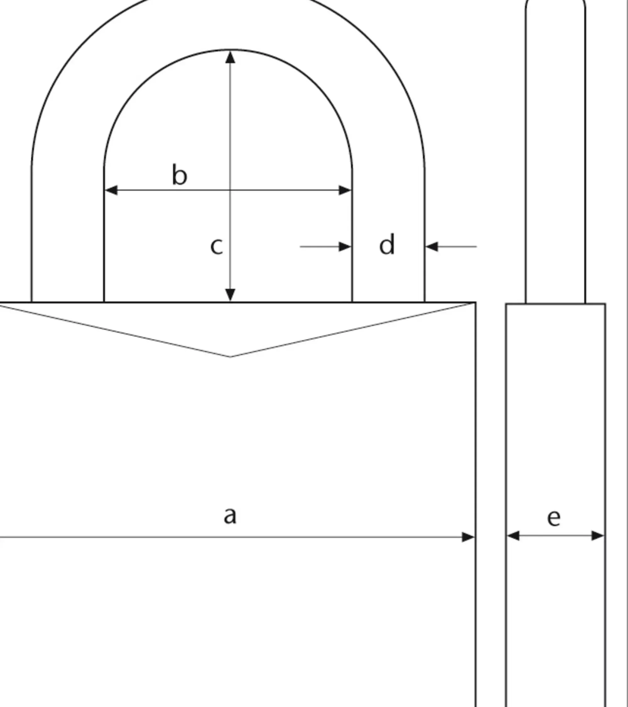 Hengelås 65/30 messing-Abus Online