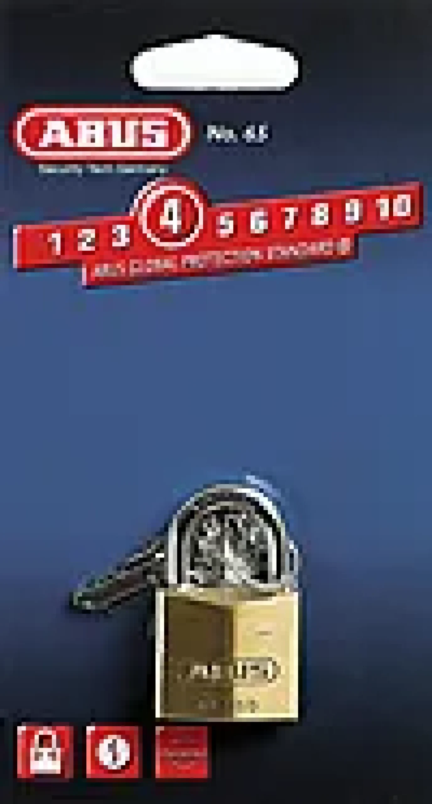 Hengelås 65/30 messing-Abus Online