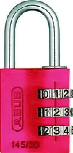 Hengelås 145/30 rød med 3-sifret kode-Abus Discount