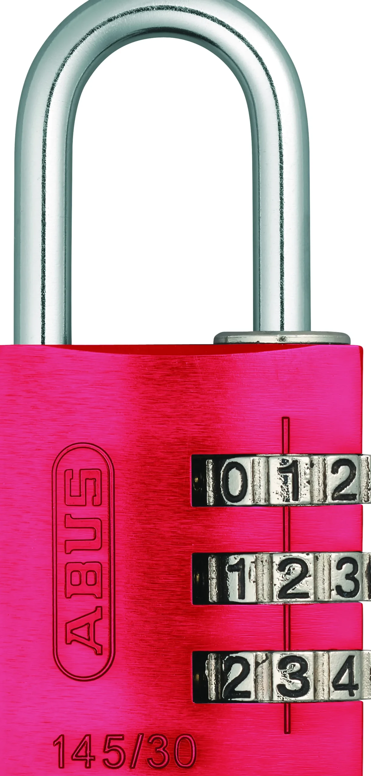 Hengelås 145/30 rød med 3-sifret kode-Abus Discount