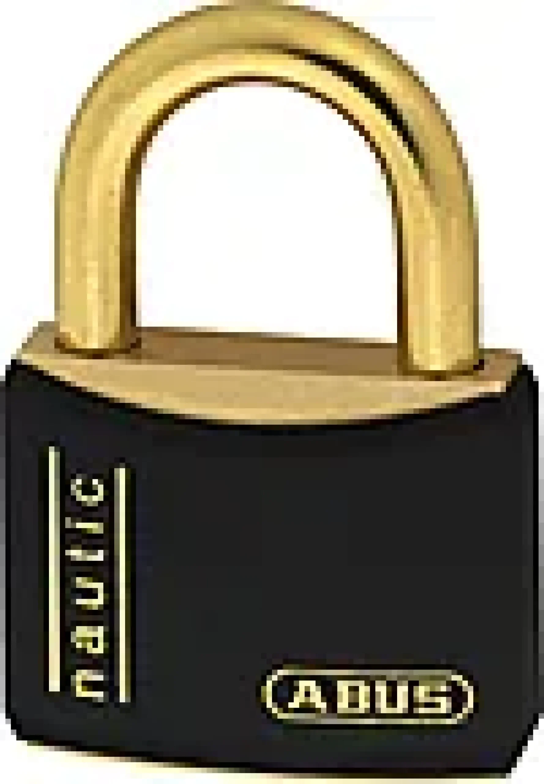 Hengelås T84MB/40 sort nautic i messing-Abus Hot