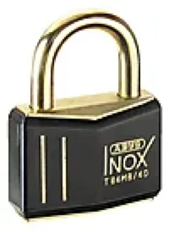 Hengelås T84MB/40 sort nautic i messing-Abus Hot