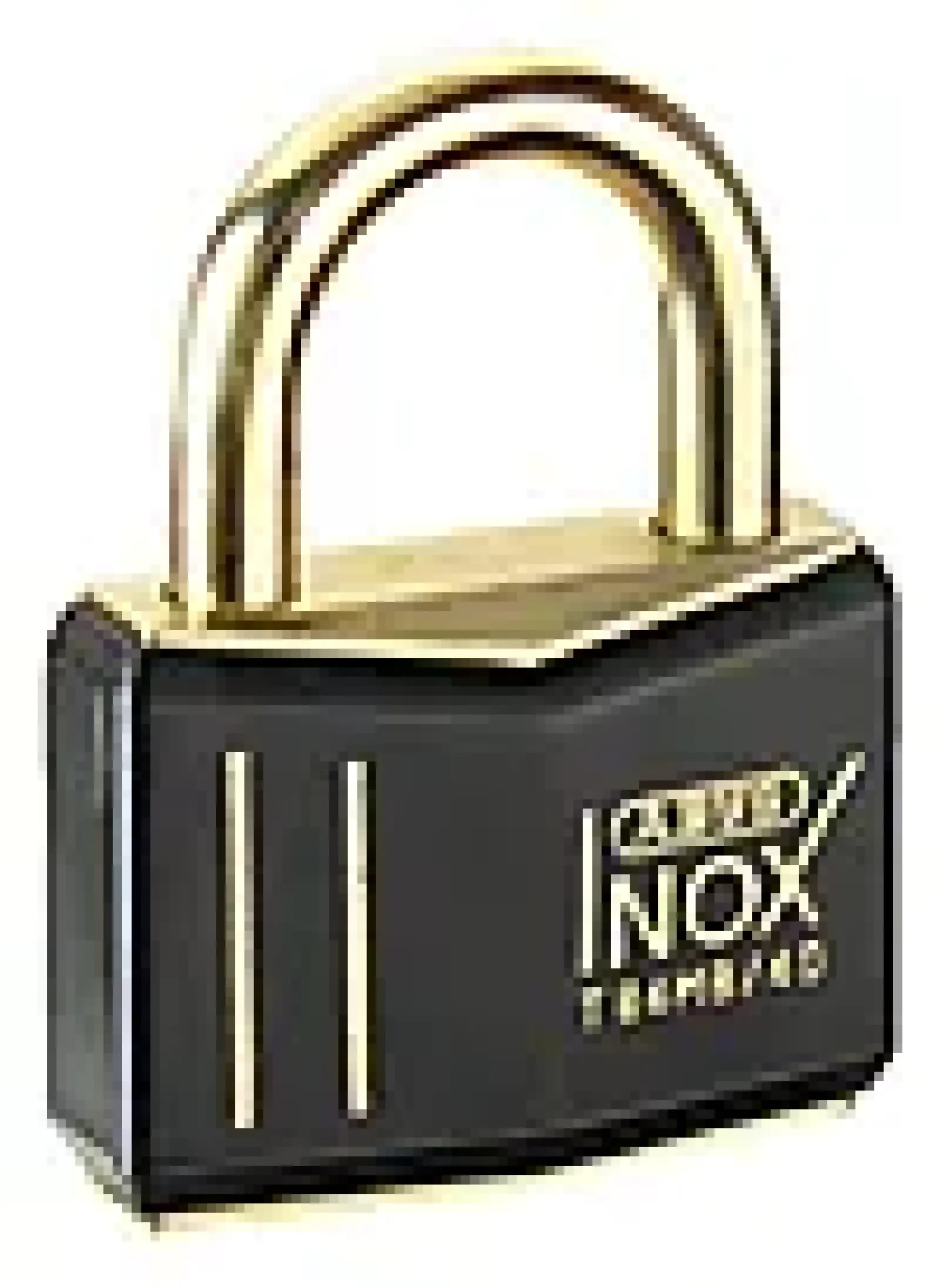 Hengelås T84MB/40 sort nautic i messing-Abus Hot