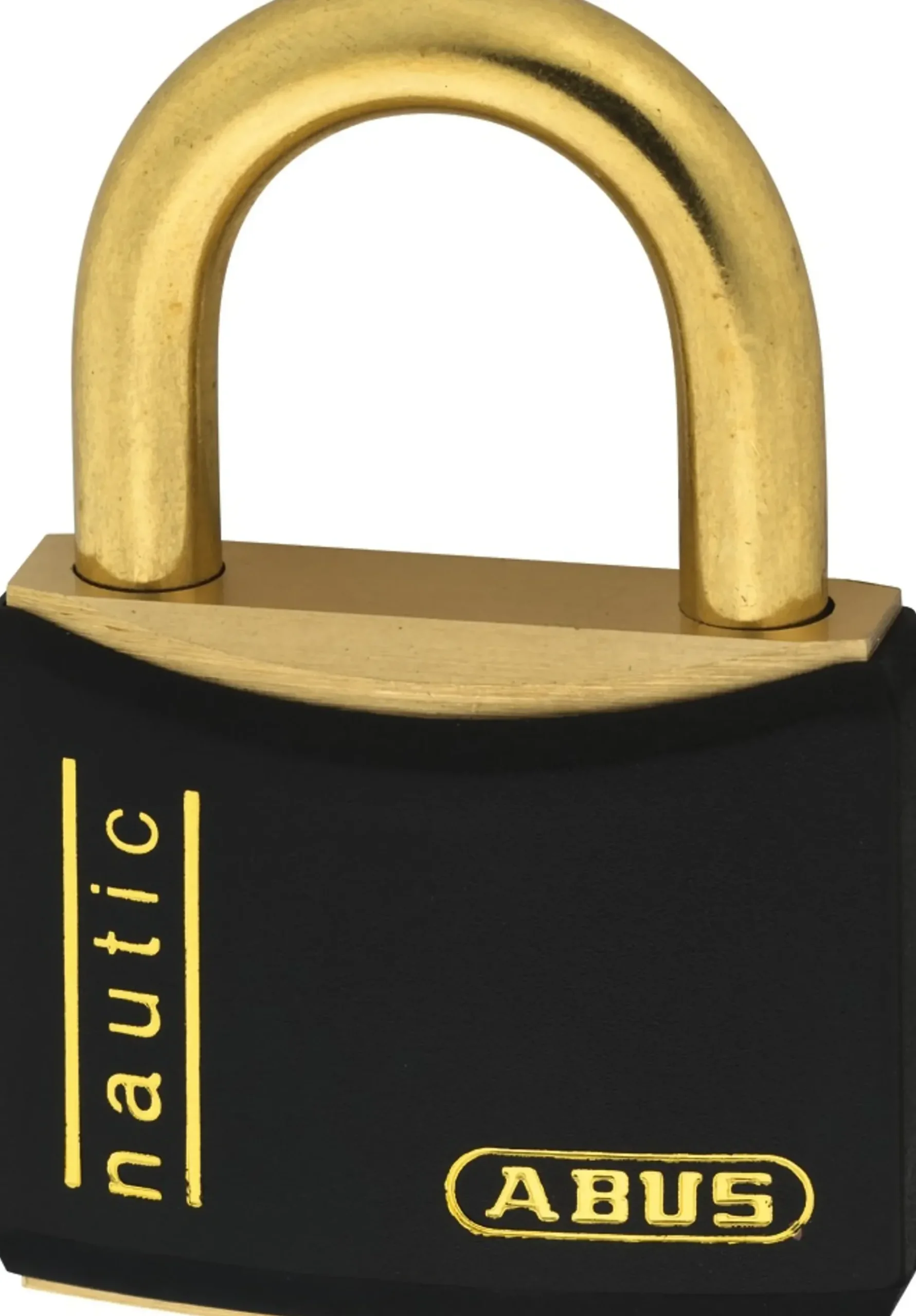 Hengelås T84MB/40 sort nautic i messing-Abus Hot