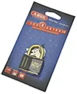 Hengelås T84MB/40 sort nautic i messing-Abus Hot