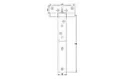 Hengsel T 1762 galv 230mm-Pn Beslag Outlet