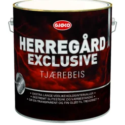 Herregård Exclusive tjærebeis gul base 9l-Gjøco Hot