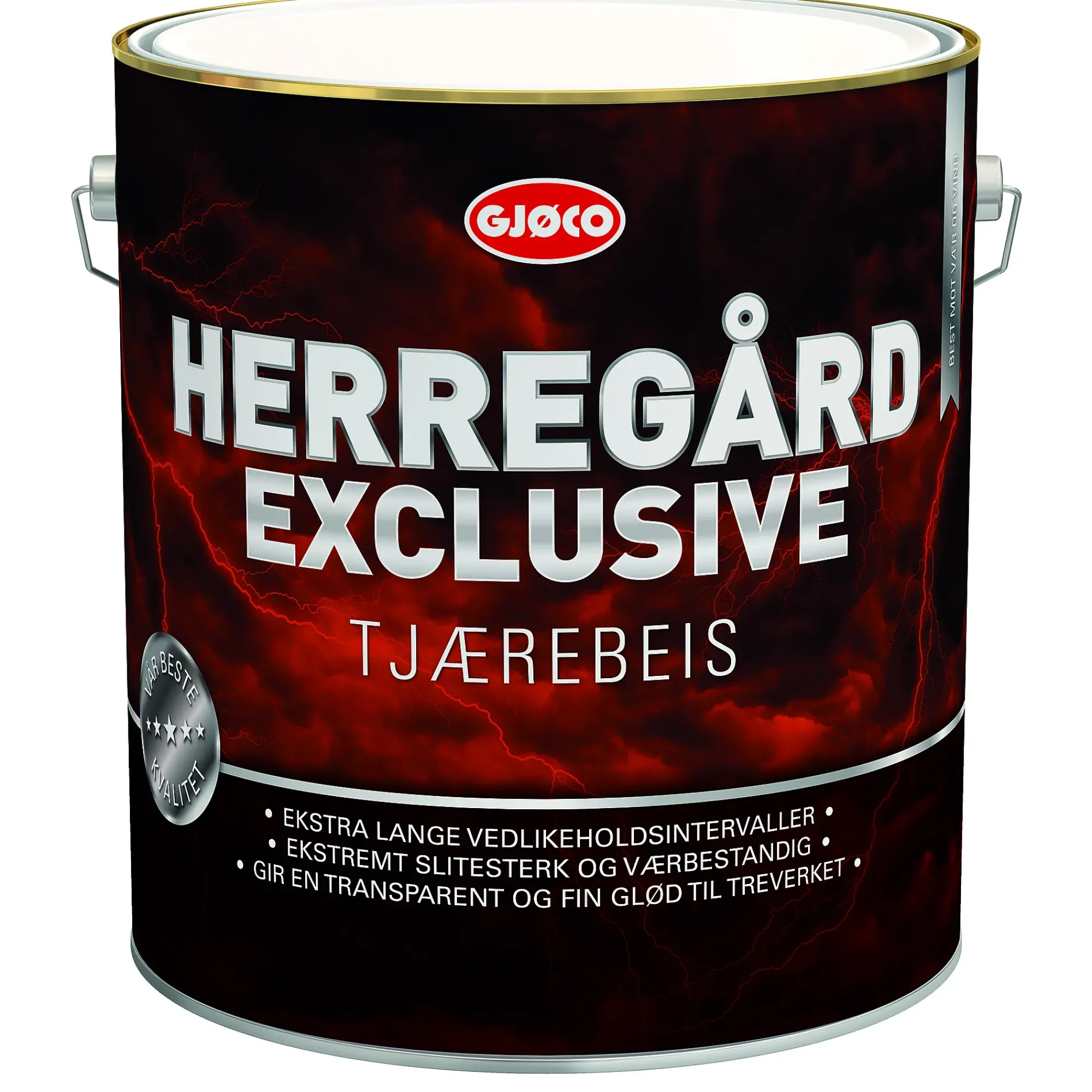Herregård Exclusive tjærebeis gul base 9l-Gjøco Hot