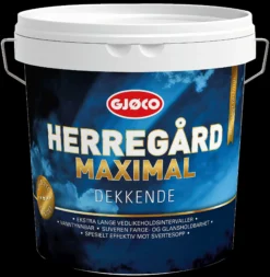 Herregård Maximal utendørsmaling klarrød base 10l-Gjøco Best