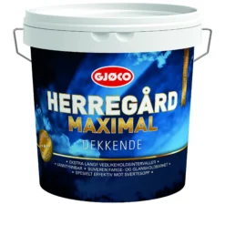 Herregård Maximal utendørsmaling klarrød base 10l-Gjøco Best