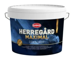 Herregård Maximal utendørsmaling oksydrød base 9l-Gjøco Outlet