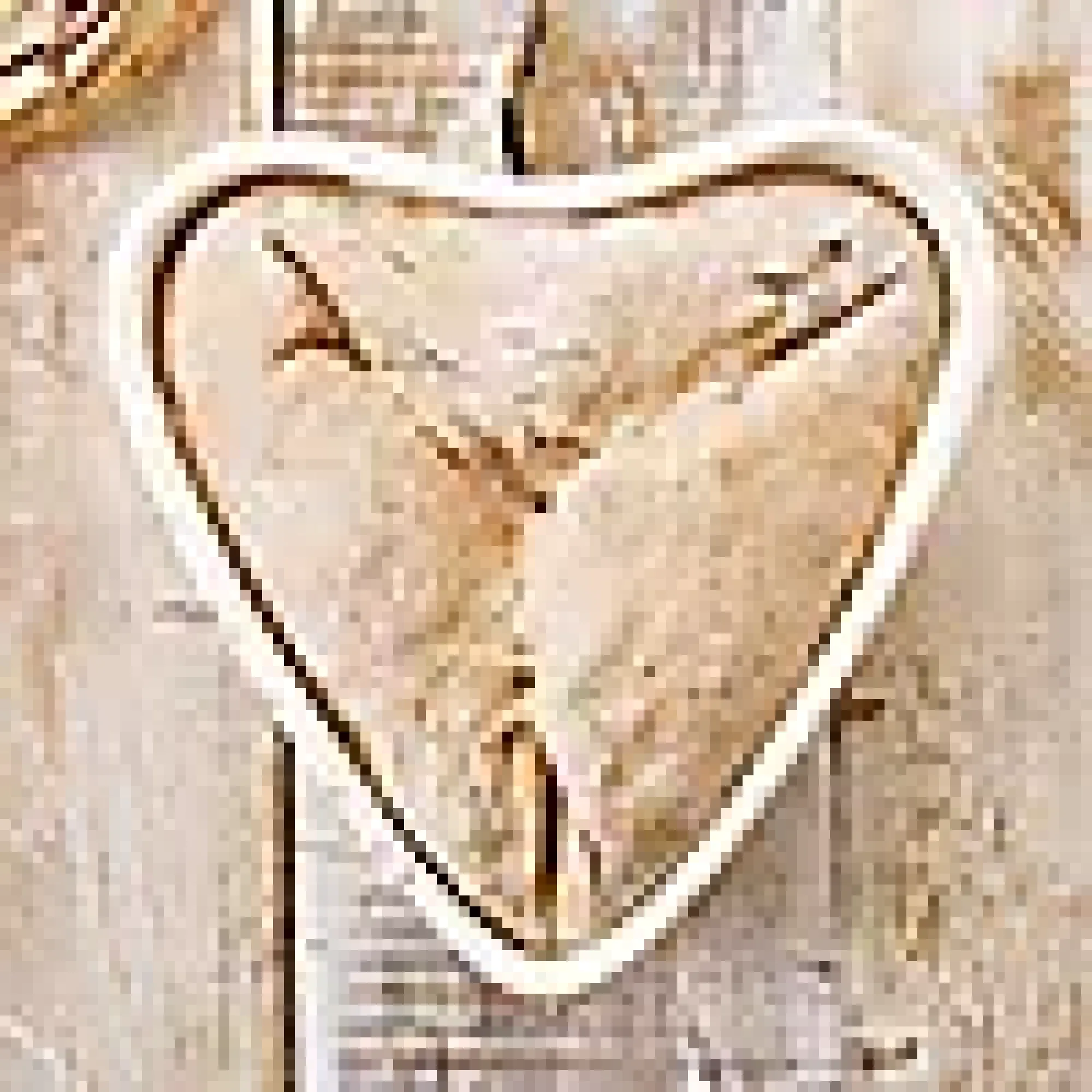 Hevekurv hjerteformet 18,5x24,5x9,5cm-Birkmann Online