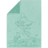 Håndkle Mummi 50x70 Snusmumriken mint GOTS-Moomin Arabia Hot