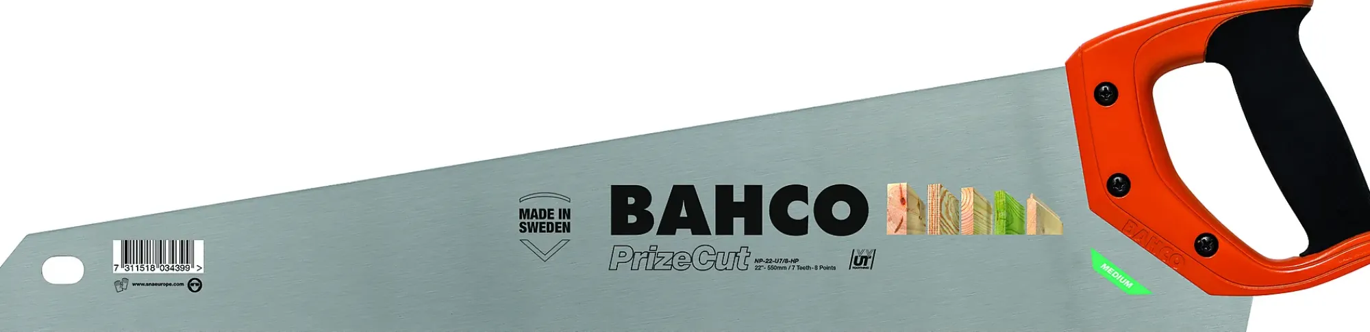 HÅNDSAG 22" U7/8-Bahco Discount