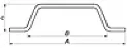 HÅNDTAK 4300 ELFORSINKET 160MM-Pn Beslag Discount