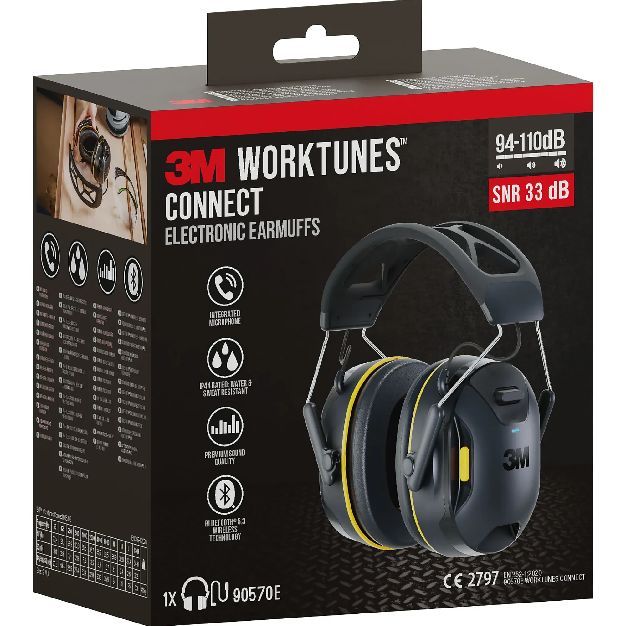 Hørselvern med Bluetooth-3m New