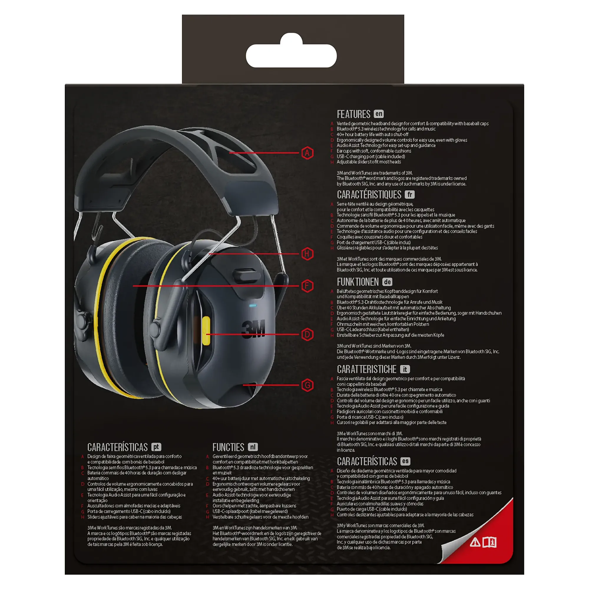 Hørselvern med Bluetooth-3m New