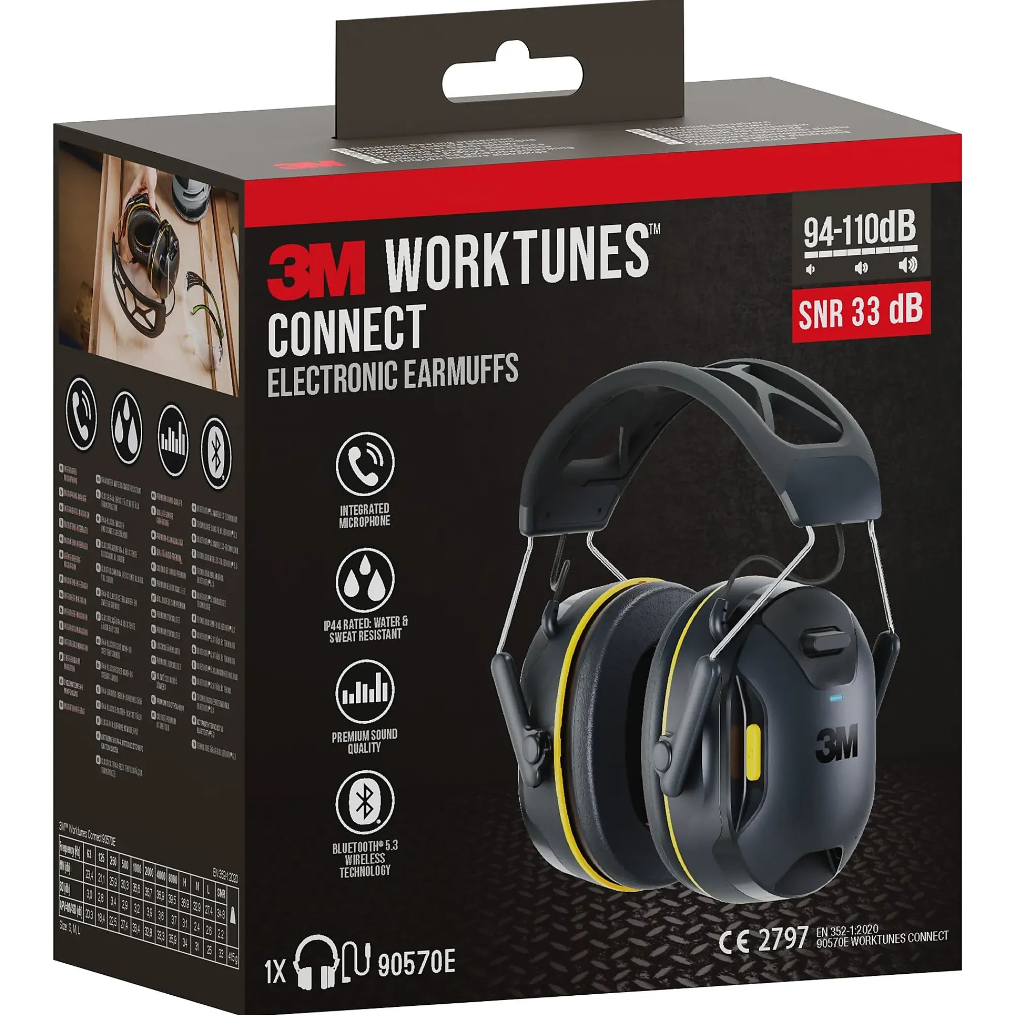 Hørselvern med Bluetooth-3m New