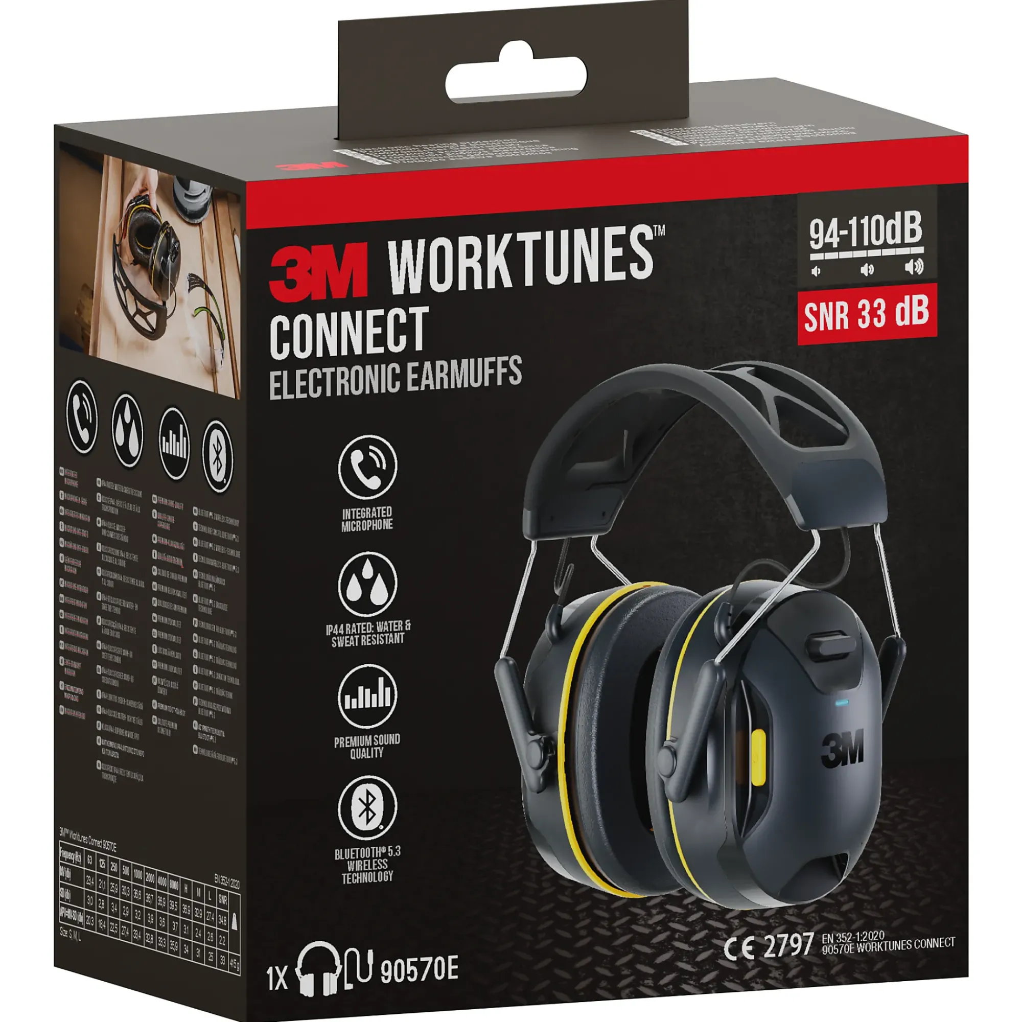 Hørselvern med Bluetooth-3m New