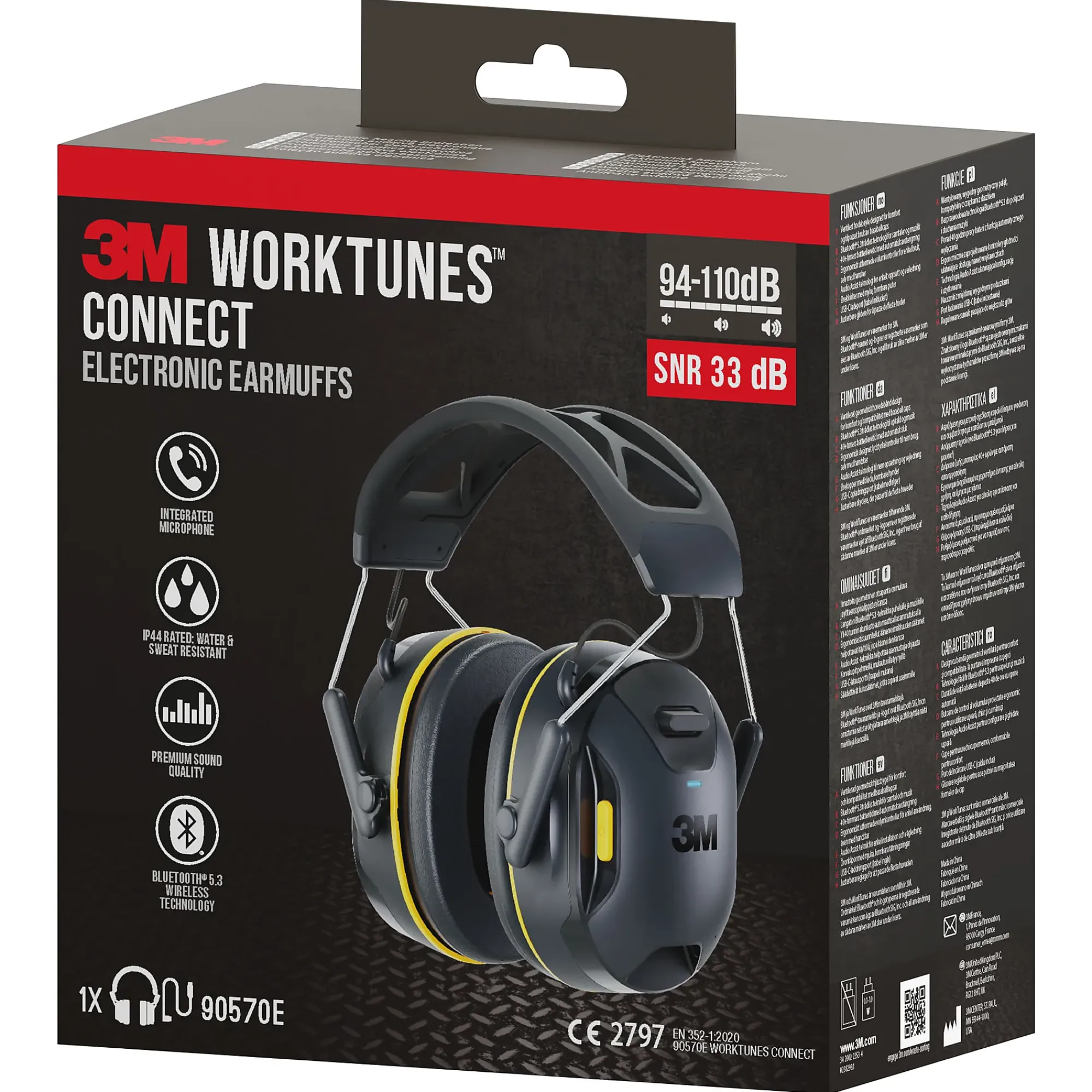 Hørselvern med Bluetooth-3m New