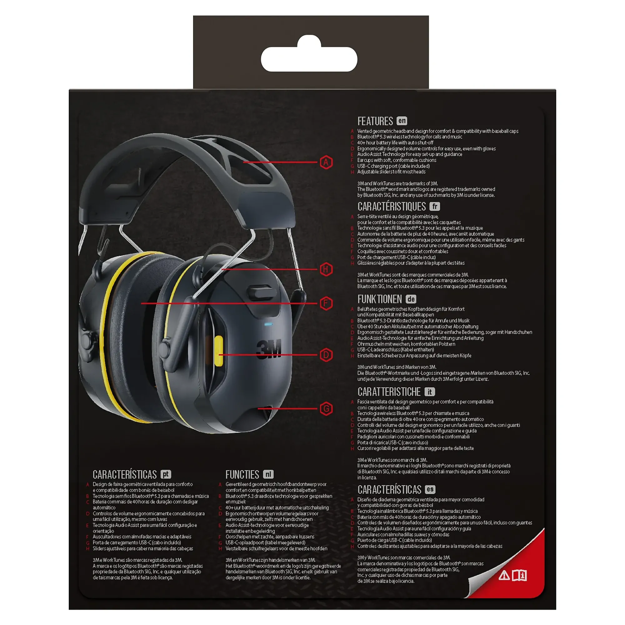 Hørselvern med Bluetooth-3m New
