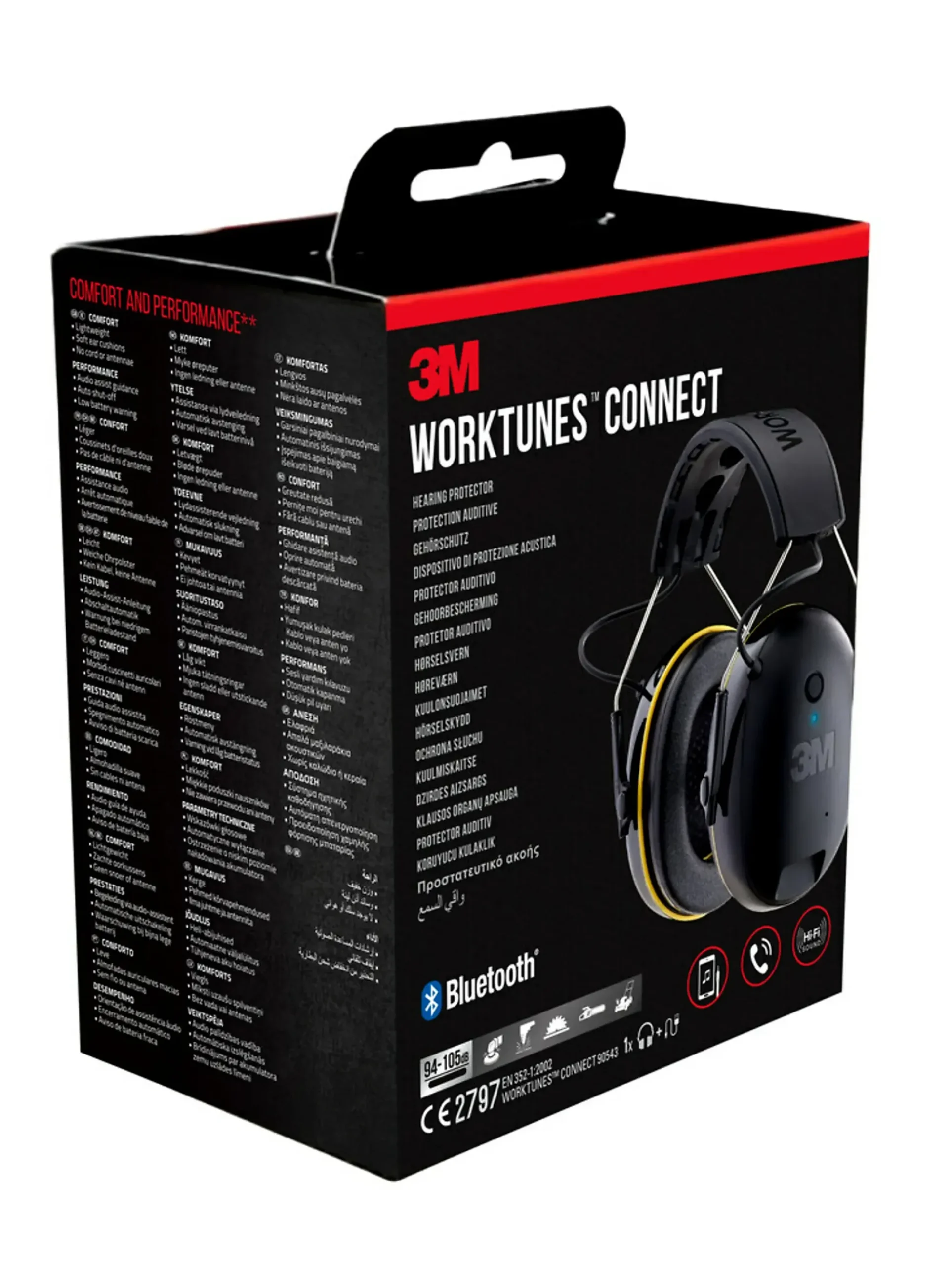 Hørselvern med Bluetooth 94–105dB-3m Sale