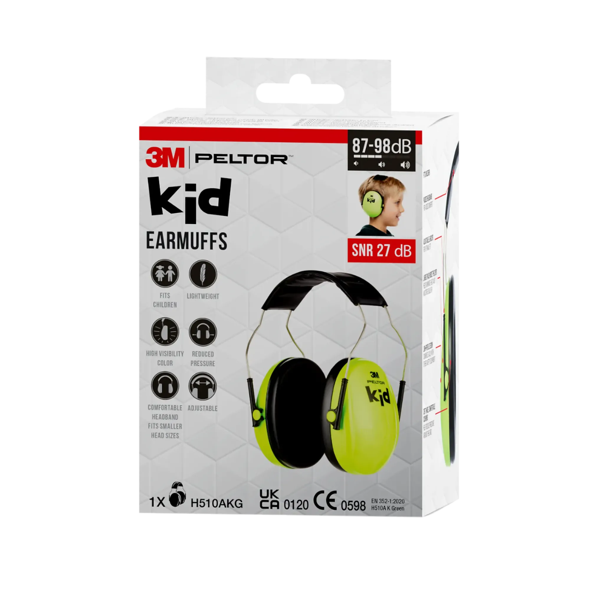 Hørselvern Peltor Kid for barn grønn-3m Outlet