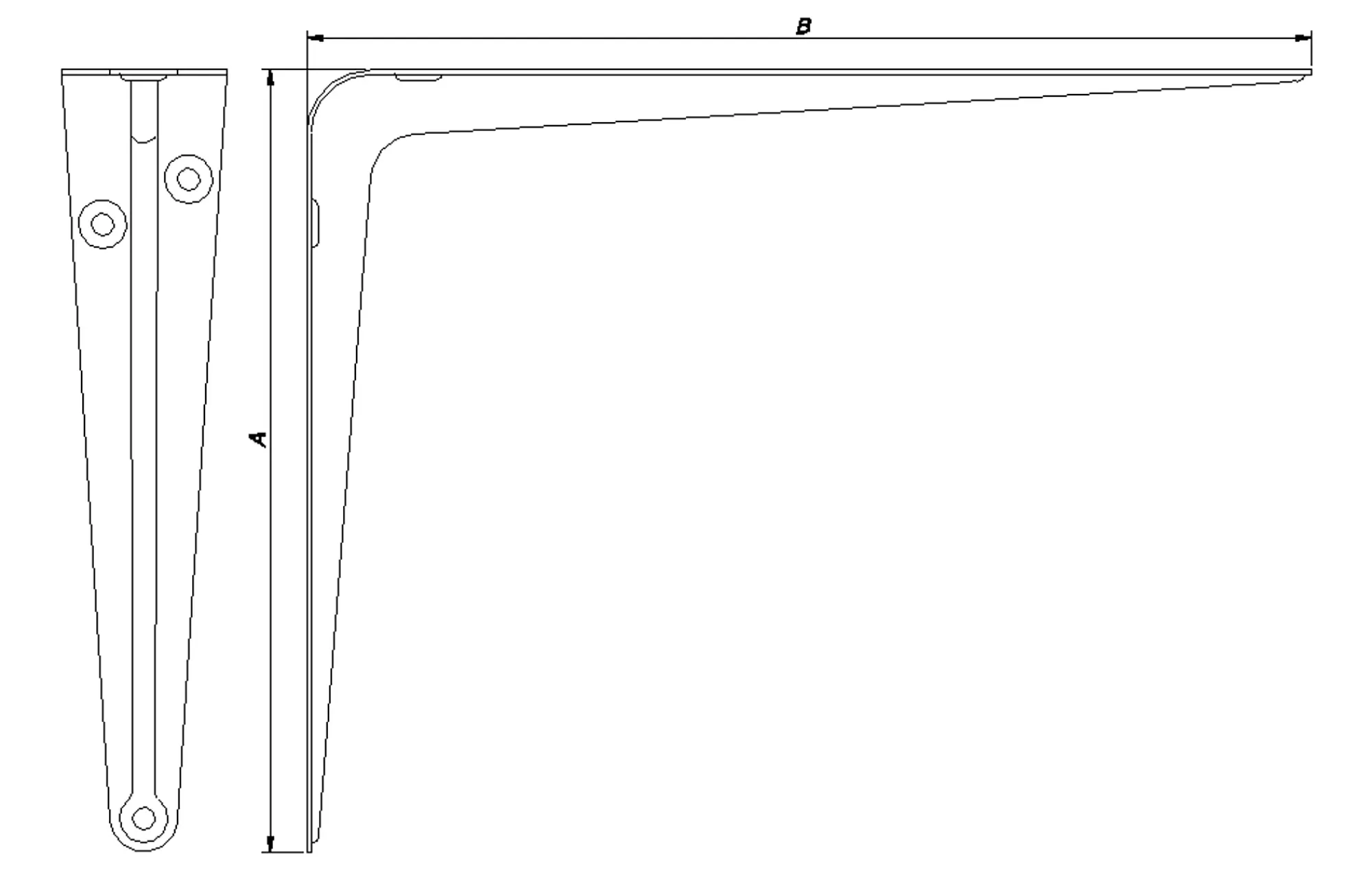 Hylleknekt 6011 300x350mm-Pn Beslag Sale